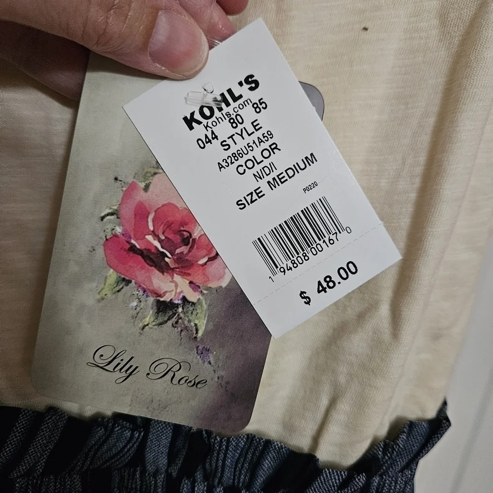 Lily Rose Button Front Paper Bag Jumpsuit - Picture 8 of 11